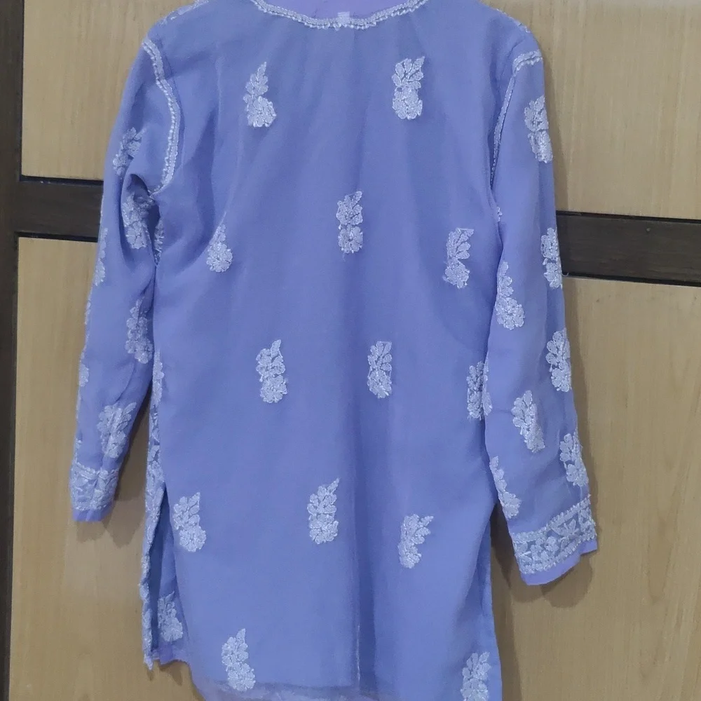 ❌❌sold❌❌Lavender chikankari - Picture 6 of 6